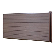 Mendler Pannello supplementare frangivento Basso Privacy Sarthe WPC 188cm Marrone