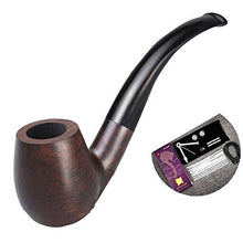 Pipa per tabacco, pipa in radica, manico lungo, pipa in legno secco, portasigarette fatto a mano, A1,14,5 cm