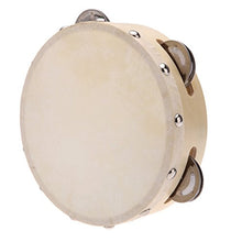 SaySure - Lambskin Leather Drum Tambourine Samba Poplar Wood Toy
