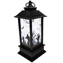 NUOBESTY Luci da Tavolo Halloween Luminose Lanterna Sospesa per Halloween Lampada Decorativa per Halloween per Ornamento Decorazioni per Feste di Halloween (1Pz)