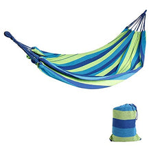 Ducomi Siesta - Amaca da Giardino e Campeggio in Robusta Tela di Cotone di Altà qualità e Resistenza - Portatile e da Esterno - Perfetta per Terrazza, Balcon e Giardino (Blue, 180 x 150 cm)