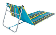 Unbekannt III Spiaggia con Schienale Pieghevole, a Righe Blu, 162 x 58 cm, 10037599