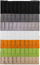 Brandsseller - Cuscino per panchina, ideale per ambienti interni ed esterni, con 27 cuciture trapuntate, da 120 x 40 x 4 cm