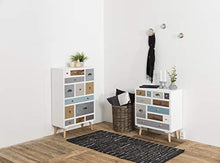 AC Design Furniture Suwen Cassettiera, Alt: 81 x L: 70 x P: 32 cm, Multicolore, Legno, 1 pz