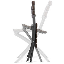 Vanage VG-4864 Set Sedie, Plastica HDPE, Marrone, 55 x 46 x 81 cm, 2 unità