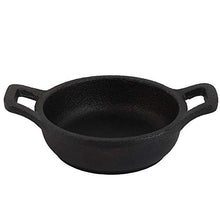 Tarente Mini Antiaderente Due Maniglie di Ferro da Cucina Padella Nero Kitchen Mestoli