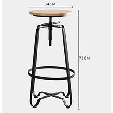 LF- Bar Stool Bar Seggiovia Chair Casa Rotating Bar Chair Sgabello Alto Latte for tè e caffè Sedia Schienale Sgabello semplicità