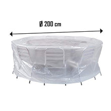 Ribimex F10Copertura per tavoli da Esterni Rotonda diam 200x80 cm