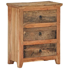 vidaXL Credenza 60x33x75 cm in Legno Massello di Acacia e di Recupero