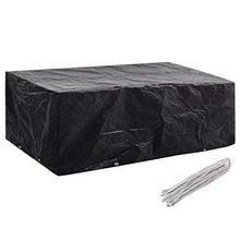 E E-NICES Coperture Arredi Giardino 2 pz 8 Occhielli 200x160x70 cm