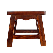 Sgabello Moderno Sgabello in Legno massello Cinese Classico Semplice da Pranzo Forte e Robusto (Colore : Figure 1, Dimensione : 26 * 31 * 27)
