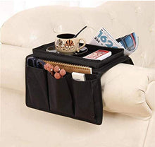 Poltrona/divano con portaoggetti, divano con porta-telecomando TV, divano con vassoio portaoggetti, con tasche e vassoio per bicchieri e altro