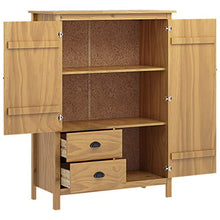 Cikonielf - Armadio guardaroba con 2 cassetti e 3 ripiani, 99 x 45 x 137 cm, colore: Marrone miele