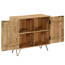 vidaXL Legno Massello di Mango Credenza 80x30x75 cm Buffet Mobiletto Madia