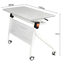 N/Z Living Equipment Desks Folding Training Table Compact Portable Meeting Table Multi Purpose Trestle Table for Outdoor/Camping/Garden/Picnic Workbench (Size : 180X60cm)