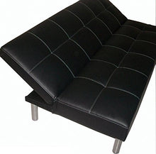 ITALFROM Divano Letto Sofa Bed Divani 3 Posti 178 X 79 X 84 Divanetti Divano Attesa Nero - cod.2835