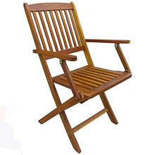 Computer portatile Stand Stand Solid Acacia Legno Outdoor Dining Set 5 Pezzi Giardino Pieghevole Tavolo Sedia