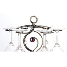 GJSN Cremagliera per Vino, Artigianato Creativo, Può Contenere 6 Bicchieri da Vino, Dimensioni: 35 cm Di Altezza, 36 cm Di Altezza, 37 cm Di Altezza,36 cm Di Altezza