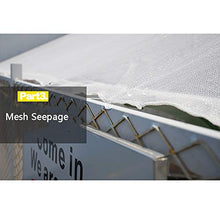 Paralume Bianco in Tessuto Ombra, Tessuto UV Block 80%, Telo A Rete Leggero con Occhielli for Cortile Cortile (Size : 4x4m)