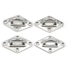 Labewin - Kit di fissaggio a vela, 40 pezzi, per triangolari e quadrati, in acciaio inox 304, con pratico kit di accessori per fissaggio a vela