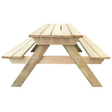 Oushome Tavolo da Picnic 150x135x71,5 cm in Legno