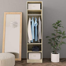 FAMIROSA Armadio Rovere Sonoma 50x50x200 cm in Truciolato