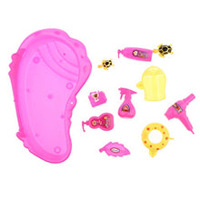 7pcs Set da Bagno con Vasca e Giochi Per Ragazze, Mobili Per Casa delle Bambole 1/6