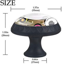 Cerchi Modelli Colorati Pomelli per Porta Set di 4 Pomelli per Mobili Manopole per Cassetti Cucina Armadio Vetro