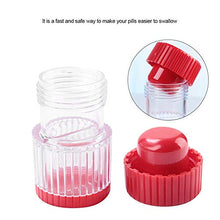 Kireina Piller Grinder Storer, 2 in 1 Leggero Multifunzione Pillole Splitter Crusher Box per Uso Domestico all'aperto Compresse medicinali Polverizzatore