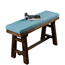 JHuanic - Cuscino per panca da giardino, per esterni e patio, per interni, resistente, lavabile, con cerniera per 2 o 3 posti, Blu, 30x150x3cm