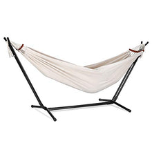 Sekey Amaca in Cotone per Giardino 210 × 150 cm, Amaca da Campeggio Ultraleggera con Borsa per Interno Esterni, capacità 300 kg, Beige