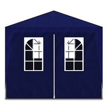 Anself Gazebo per Feste Blu con 8 Pareti 9 x 3 x 2,5 m