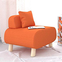 Divano per Living Room Individual Cloth Lazy Small Sofa Semplice e Moderna Poltrona per Soggiorno e Ufficio (Color : Yellow, Size : 56 * 54.5 * 50cm)