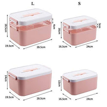 WBCY Medicina Box Portatile Semplice Caso Segreto di Bellezza Organizzatore