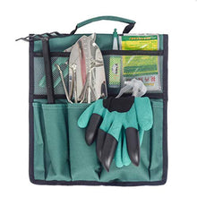 ZNMUCgs - Panca portatile da giardino con borse per attrezzi da giardino, per esterni, Verde (Verde) - ZNMUCgs