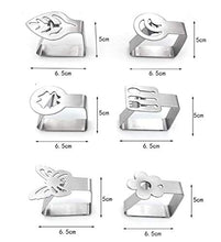 Molinter, fermatovaglia, fermatovaglia in acciaio inox, per ristorante, feste, picnic, buffet, 4 pezzi (farfalla)