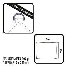 AKTIVE 53916 - Gazebo a Vela per Esterni Bianco 200x300 cm