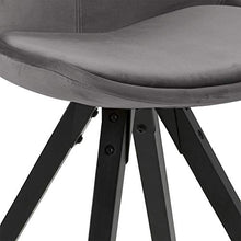 Amazon Brand - Movian Arendsee - Set da 2 sedie sala da pranzo, 55 x 48,5 x 85 cm, grigio