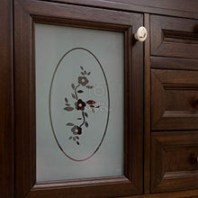 Shop Chic Arredo bagno in legno in stile classico noce con lavabo ante e cassetti
