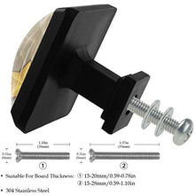 stella marina 3 PCS Pomelli per Porta, Pomolo per Mobile, Pomelli per Mobili con Viti, Maniglia per Armadietto, Pomelli per Porta, Pomelli per Cassetti per Porta, Armadio, Cassetto e Credenza