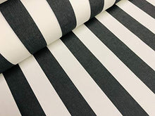 DRALON - Rivestimento impermeabile in teflon acrilico a righe, colore bianco e nero