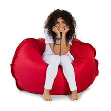 Avalon Pouf Cuscino Impermeabile Rotondo Macarons tessuto tecnico Samba per esterno Verde mela sfoderabile misure 135*135cm