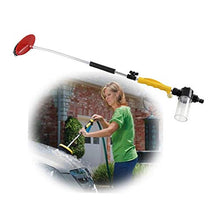 EXGF Pistola ad Acqua Rimovibile Portatile per autolavaggio Staccabile, Asta per Uso Domestico, Schiuma ad Alta Pressione con Spazzola Lunga