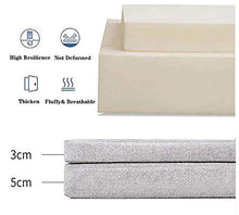 Waigg Kii - Cuscino per panca a 2 3 posti, 3/5 cm, per interni ed esterni, 100/120 cm, lunghezza per panca da pranzo (marrone scuro, 80 x 35 x 3 cm)