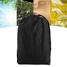 Tarente Tavola Rotonda Copertura Antipolvere Esterna Impermeabile coperture Giardino Patio mobili (Nero)
