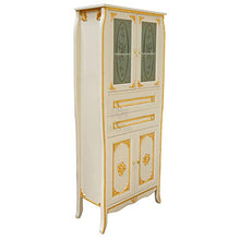 Shop Chic Colonna Bagno barocca con Maniglie Dorate e Decorazioni in Foglia Oro