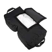 GOTOTO 2 Pezzi Base per Ombrellone da Esterno in Tessuto, Quadrata, 45 * 22 * 14cm, Nero