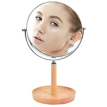 LXRZLS Specchio da Trucco Fronte-Retro da tavolino Specchio da tavolino Specchio da Trucco Girevole a 360 Gradi può Pulire Il Desktop
