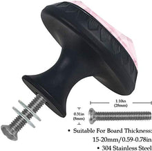 Pig Face Pomelli per Porta Set di 4 Pomelli per Mobili Manopole per Cassetti Cucina Armadio Vetro