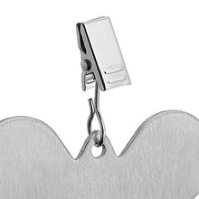 Camisin, clip per tovaglia per tavoli da esterni, con clip di peso, per giardino, farfalla, argento, 8 pezzi